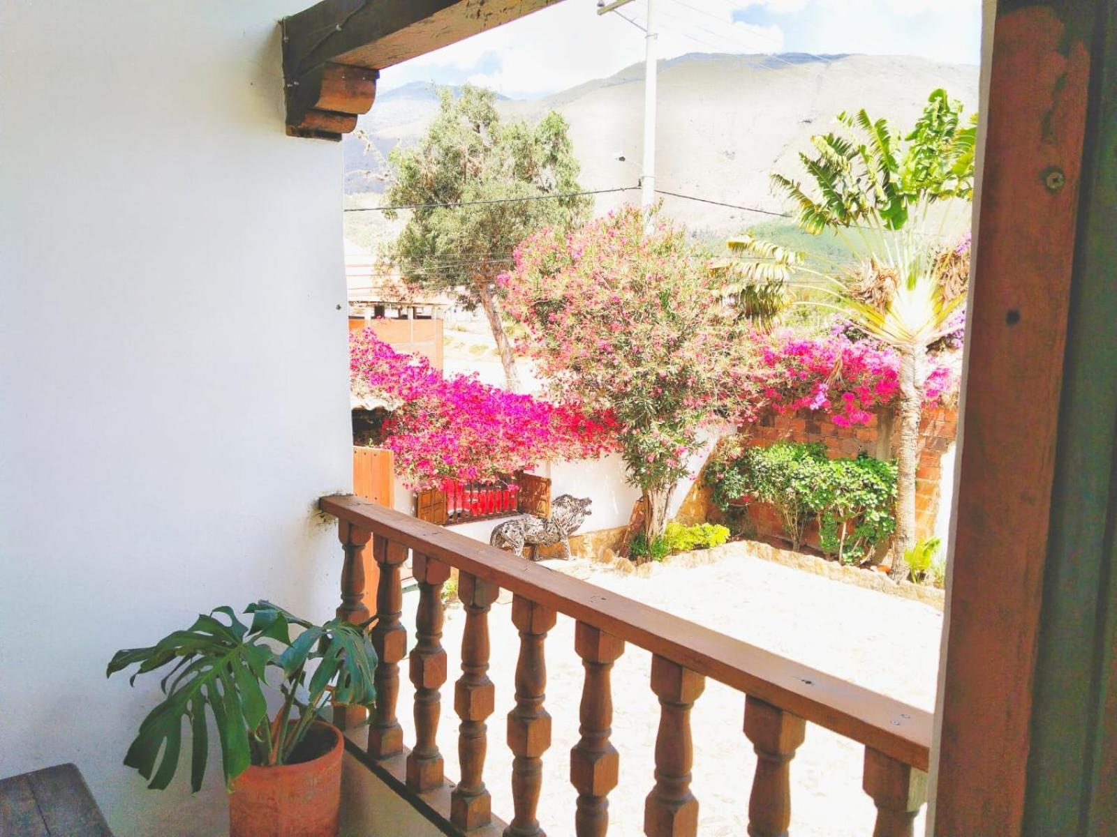 Hostal Balcon De Anita Rancho Tranquera Villa de Leyva Esterno foto